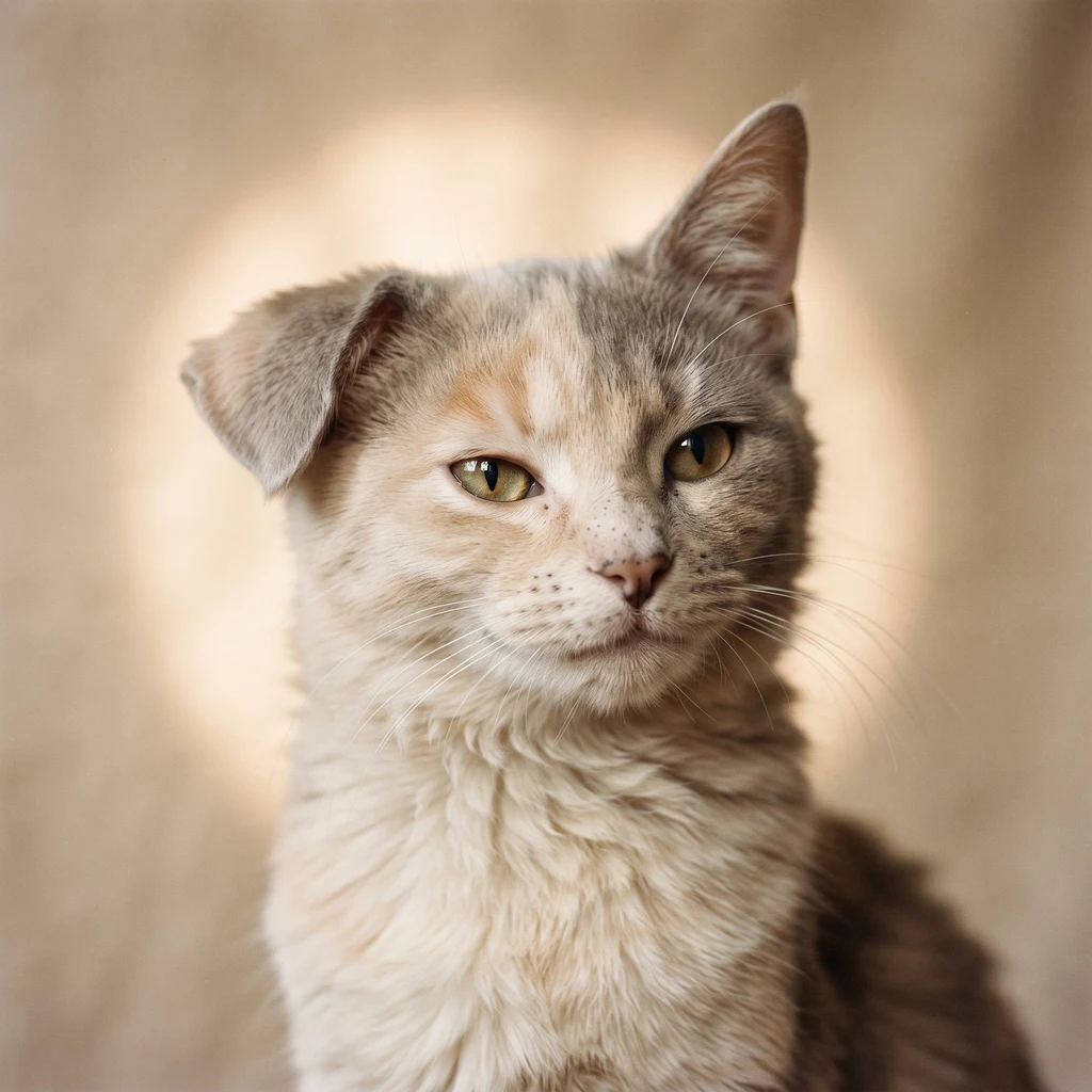 half cat, half dog