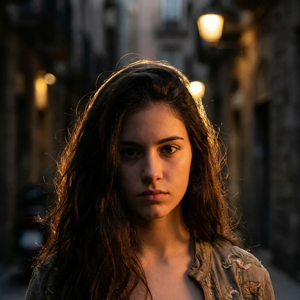 the girl in the alley