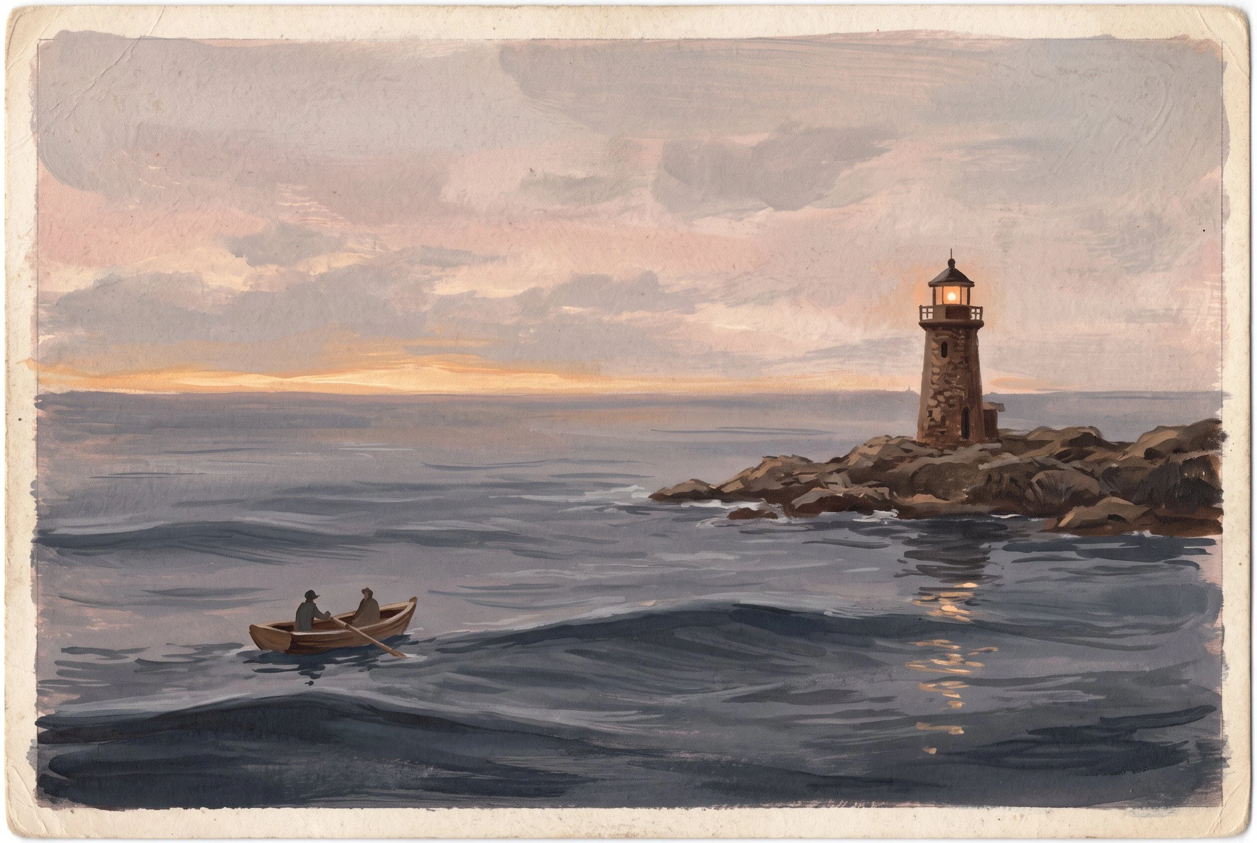 A postcard from Longstone