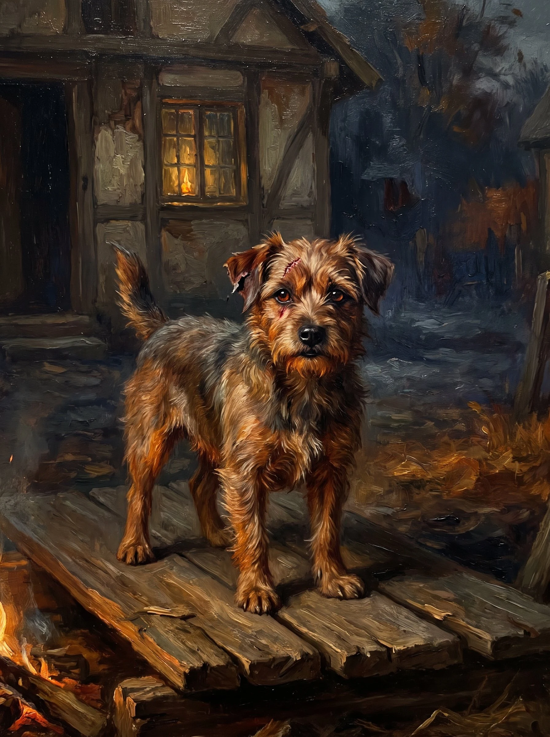 The terrier who held his ground