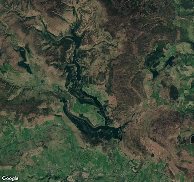 The A57 beside the water