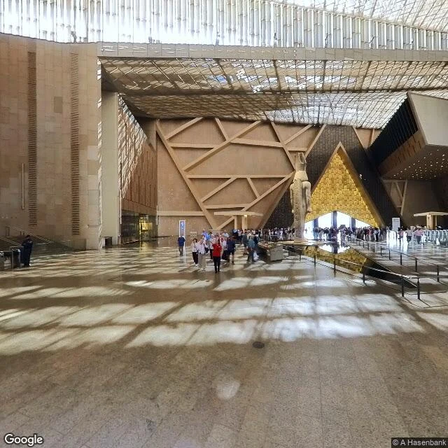 Grand Egyptian Museum, entry atrium