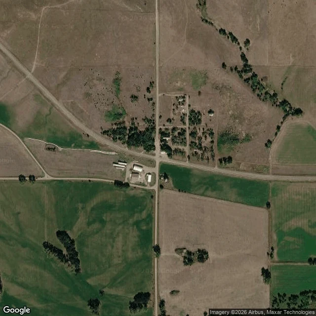 The whole town from straight up.
