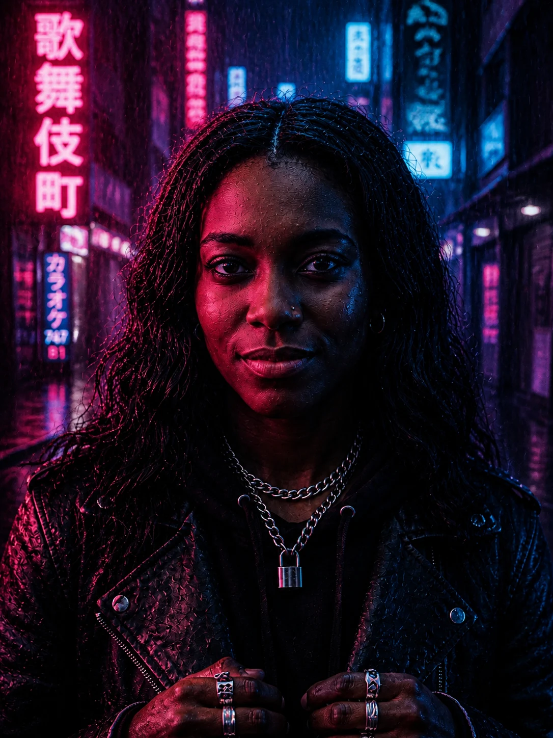 Week 3: eyes open to camera in the rain