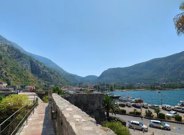 Kotor: where the town ends and the bay begins