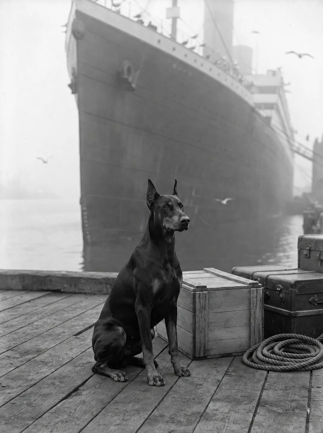 1908, America: the first AKC registration, the breed leaving Apolda