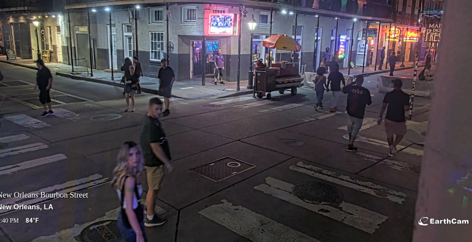 The street looked back