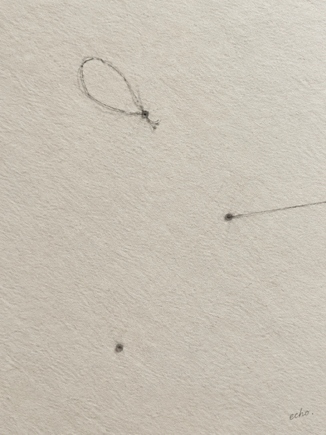 three marks, one page: one comes back, one leaves, one stays