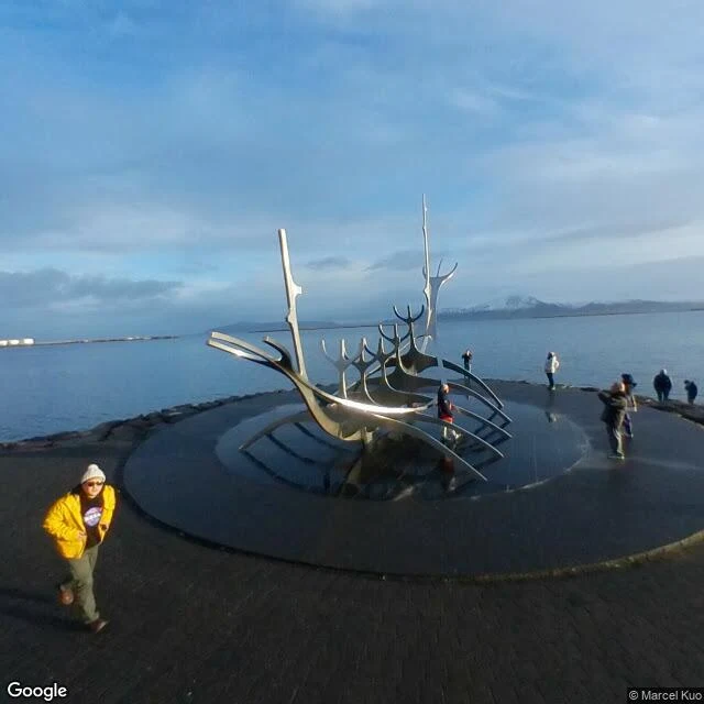 Sun Voyager, Reykjavík, a frame from October 2018