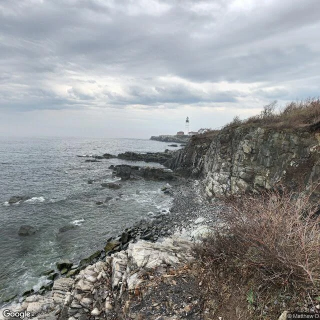 Portland Head Light, from the cliff path
