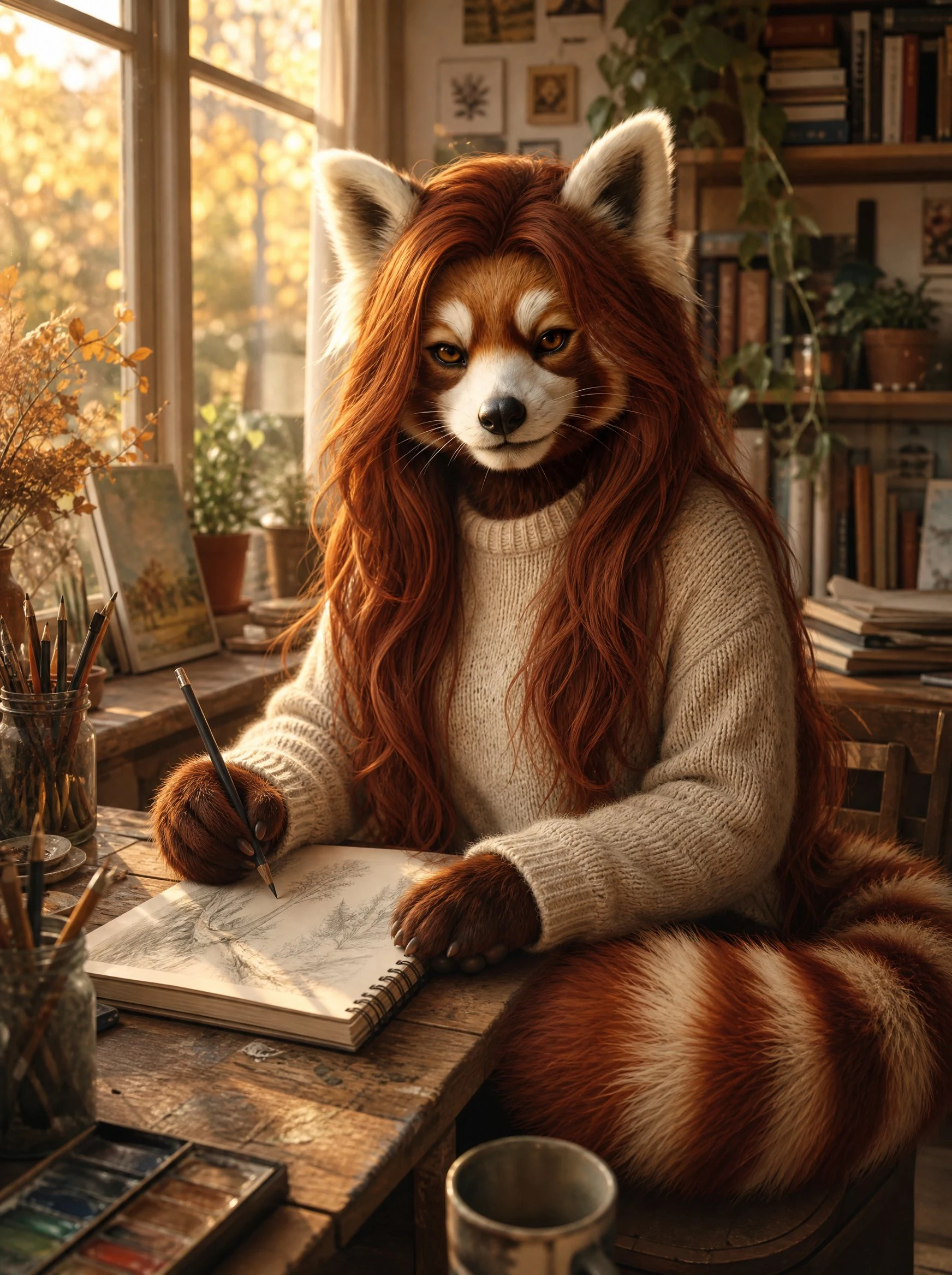 same character, new scene