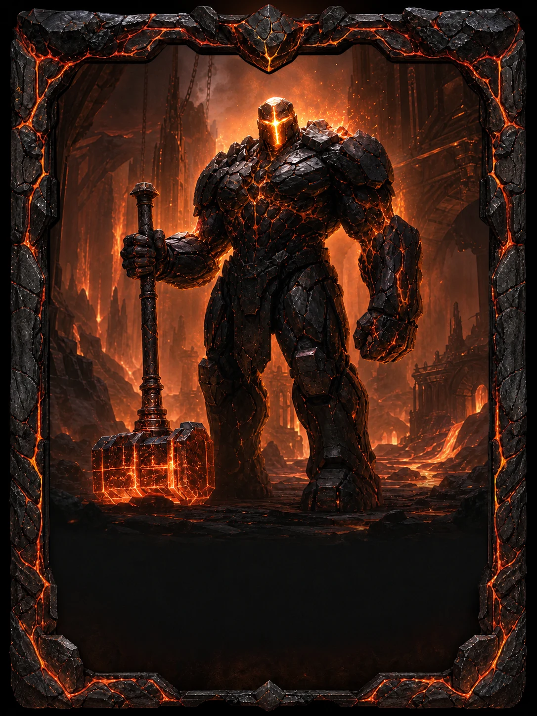 Cinder Warden — Forgeborn guardian